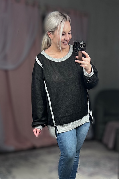 Laney Reverse Contrast Sweatshirt