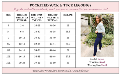 Palmer Pocketed Suck & Tuck Leggings