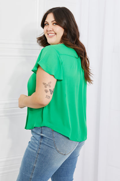 Evelyn Top in Green